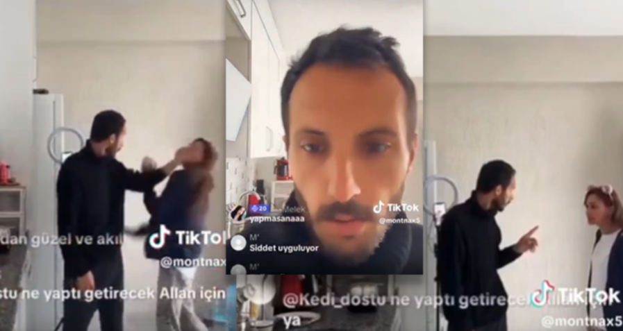 TikTok Skandalları Durduramıyor: Canlı Yayında Eşine Şiddet Uyguladı