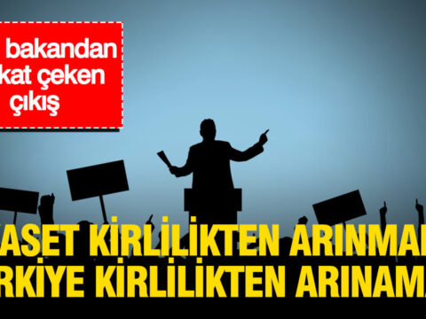 Eski bakandan dikkat ceken cikis siyaset kirlilikten arinmadan turkiye kirlilikten arinamaz 3GPMJVLZ